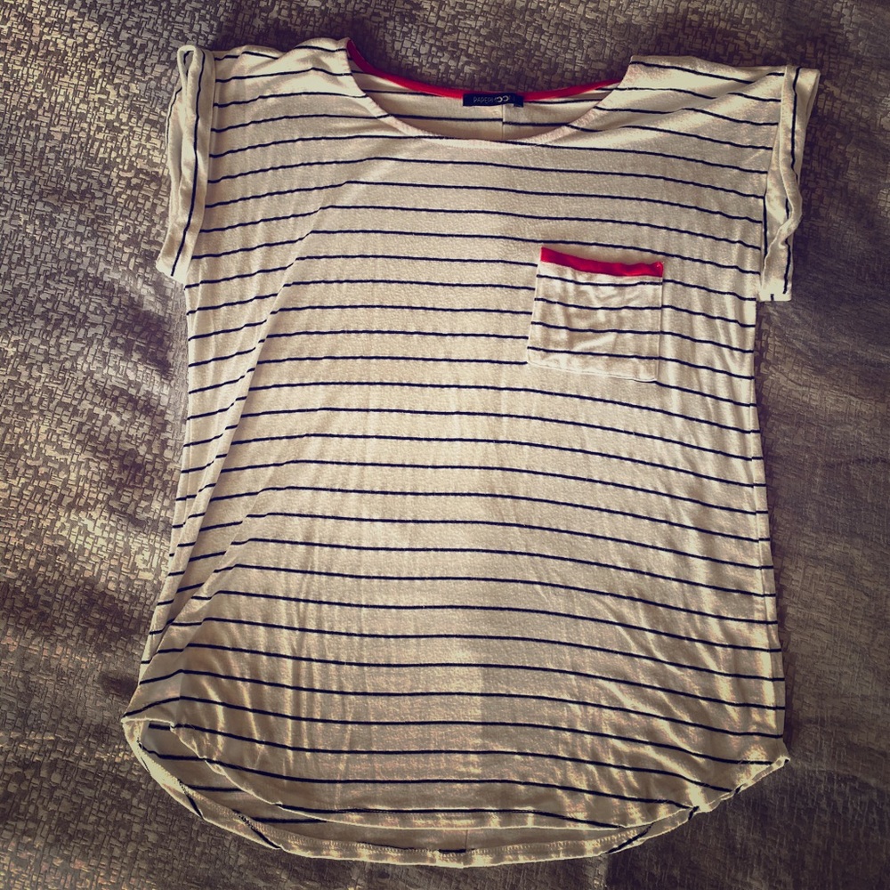 Papermoon Balck/White Striped Blouse
